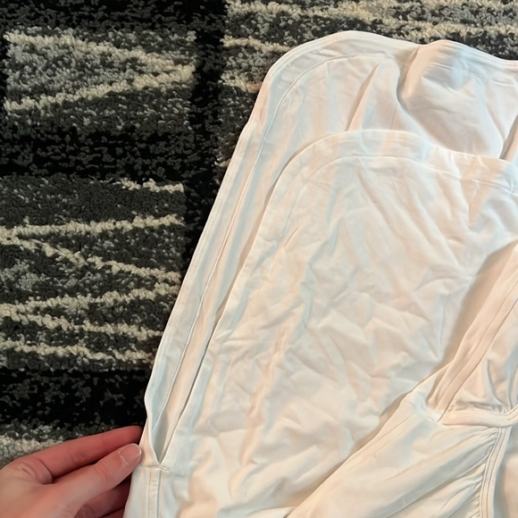 Women’s Lululemon Pima white cotton open back dress - Picture 3 of 5